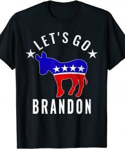 Let's Go Brandon Fake News Fun Democrat Donkey 2021 Shirt