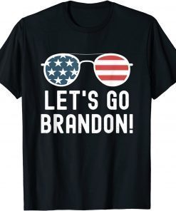 Let's Go Brandon Flag Sunglasses Anti Bien Club Us Flag Gift Shirt