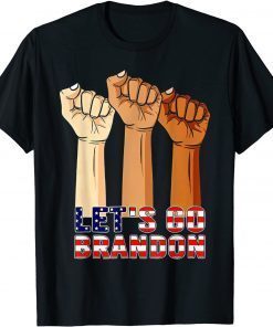 Let's Go Brandon Hands Us Flag Classic Shirt