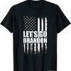 Let's Go Brandon Impeach 46 US Flag Unisex Shirt