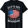 Let's Go Brandon Impeach Anti Joe Biden Chant USA Flag Classic Shirt