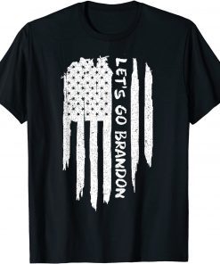 Let's Go Brandon Impeach Biden US Flag Gift Shirt