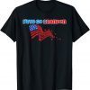 Let's Go Brandon Impeach Biden Us Flag T-Shirt