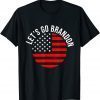 Let's Go Brandon Joe Biden Chant American Flag Unisex T-Shirt