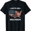 Let's Go Brandon Joe Biden Chant Conservative US Flag Gift Shirt