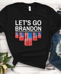 Let's Go Brandon, Joe Biden Chant Impeach 46 Us Flag Gift Shirt