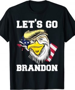 Let's Go Brandon Joe Biden Chant Impeach Biden Trump Flag Limited T-Shirt
