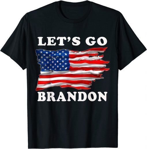 Let's Go Brandon ,Joe Biden Chant Us Flag 2021 Shirt