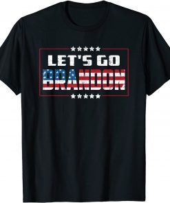 Let’s Go Brandon Joe Biden Conservative American Flag 2021 Shirt