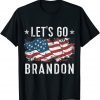 Let's Go Brandon Joe Biden Conservative Anti Liberal US Flag 2021 Shirt