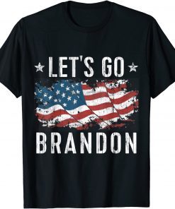 Let's Go Brandon Joe Biden Conservative Anti Liberal US Flag 2021 Shirt