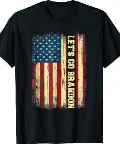 Let's Go Brandon Joe Biden FJB Usa Flag Limited T-Shirt