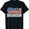 Let's Go Brandon Joe Biden US Flag Impeach 46 Unisex T-Shirt