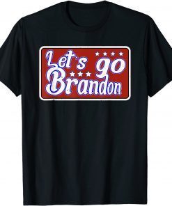 Lets Go Brandon Let's Go Brandon Anti Joe Biden Us Flag Classic Shirt
