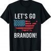 Let's Go Brandon Lets Go Brandon Chant US Flag Impeach 46 Unisex Shirt