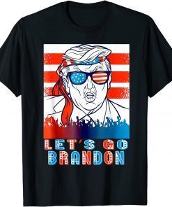 Lets Go Brandon Let's Go Brandon Chant Us Flag Pro Trump Unisex Shirt