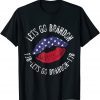 Lets Go Brandon Let's Go Brandon Chant Usa Flag T-Shirt