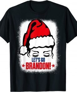 Lets Go Brandon Let's Go Brandon Christmas Eve Holiday Santa 2021 Shirt