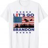 Lets Go Brandon - Let's Go Brandon Eagle Usa Flag Unisex T-Shirt