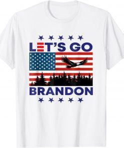 Lets Go Brandon - Let's Go Brandon Eagle Usa Flag Unisex T-Shirt