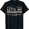 Let's Go Brandon , Lets Go Brandon, USA American Flag Gift Shirt