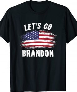 Lets Go Brandon Let's Go Brandon Us Flag Impeach 46 Classic Shirt