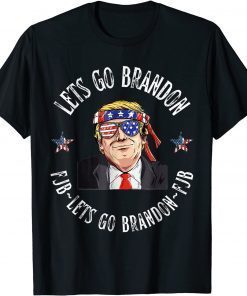 Lets Go Brandon Let's Go Brandon Us Flag Joe Biden Impeach 46 Unisex Shirt
