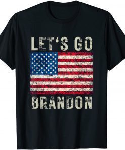 Let's Go Brandon Lets Go Brandon Us Flag Pro Trump Classic T-Shirt