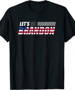 Let's Go Brandon - Lets Go Brandon Us Flag Gift Shirt