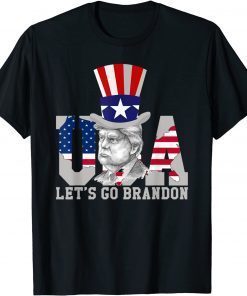 Lets Go Brandon Let's Go Brandon Usa Flag Trump 2024 Limited T-Shirt