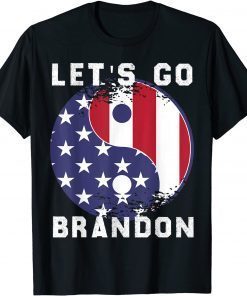 Let's Go Brandon Liberal impeach Star Taegeuk T-Shirt