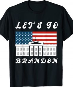 Let's Go Brandon Liberal impeach White House Flag Gift Shirt