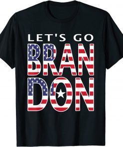 Let's Go Brandon Meme American Flag Impeach 46 Limited Shirt