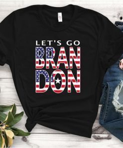 Let's Go Brandon! Meme American Flag US 2021 Shirt
