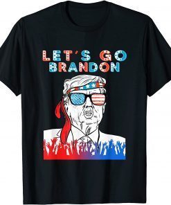 Let’s Go Brandon Meme Trump American Flag Unisex Shirt