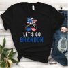Let's Go Brandon Messy Bun America Flag Unisex Shirt