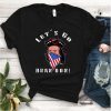 Let's Go Brandon Patriot With Mask US Flag Unisex Shirt