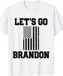 Let's Go Brandon, Patriotic Black American Flag Classic T-Shirt