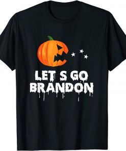 Let’s Go Brandon Pumpkin Jack o Lantern Halloween Classic Shirt