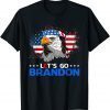 Let's Go Brandon Retro Vintage Eagle American Flag 2021 Shirt