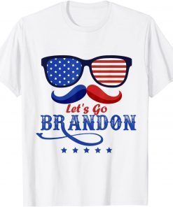 Let's Go Brandon Sunglasse Conservative Anti Liberal US Flag Gift Shirt