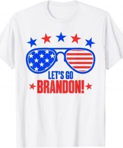 Let's Go Brandon Sunglasses Anti Biden Classic T-Shirt