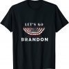 Let's Go Brandon Tee US Flag, Let's Go Brandon Conservative Unisex T-Shirt