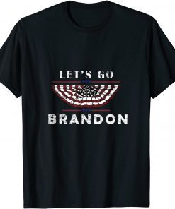 Let's Go Brandon Tee US Flag, Let's Go Brandon Conservative Unisex T-Shirt