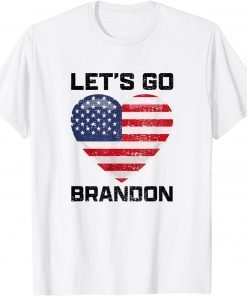 Lets Go Brandon That's Not What We Heard Heart Unisex Shirt