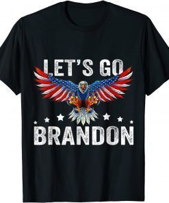 Let's Go Brandon US Eagle Flag Joe 46 Chant Gift Shirt