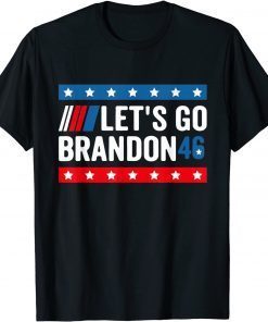 Let's Go Brandon US Flag Impeach 46 Pro Trump Limited Shirt