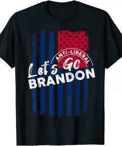 Let's Go Brandon US Flag Unisex T-Shirt