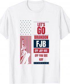 Let's Go Brandon US Flag With Statue Of Liberty Classic T-Shirt