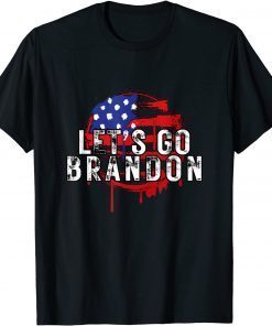 Let's Go Brandon Us Flag Anti Biden Unisex Shirt